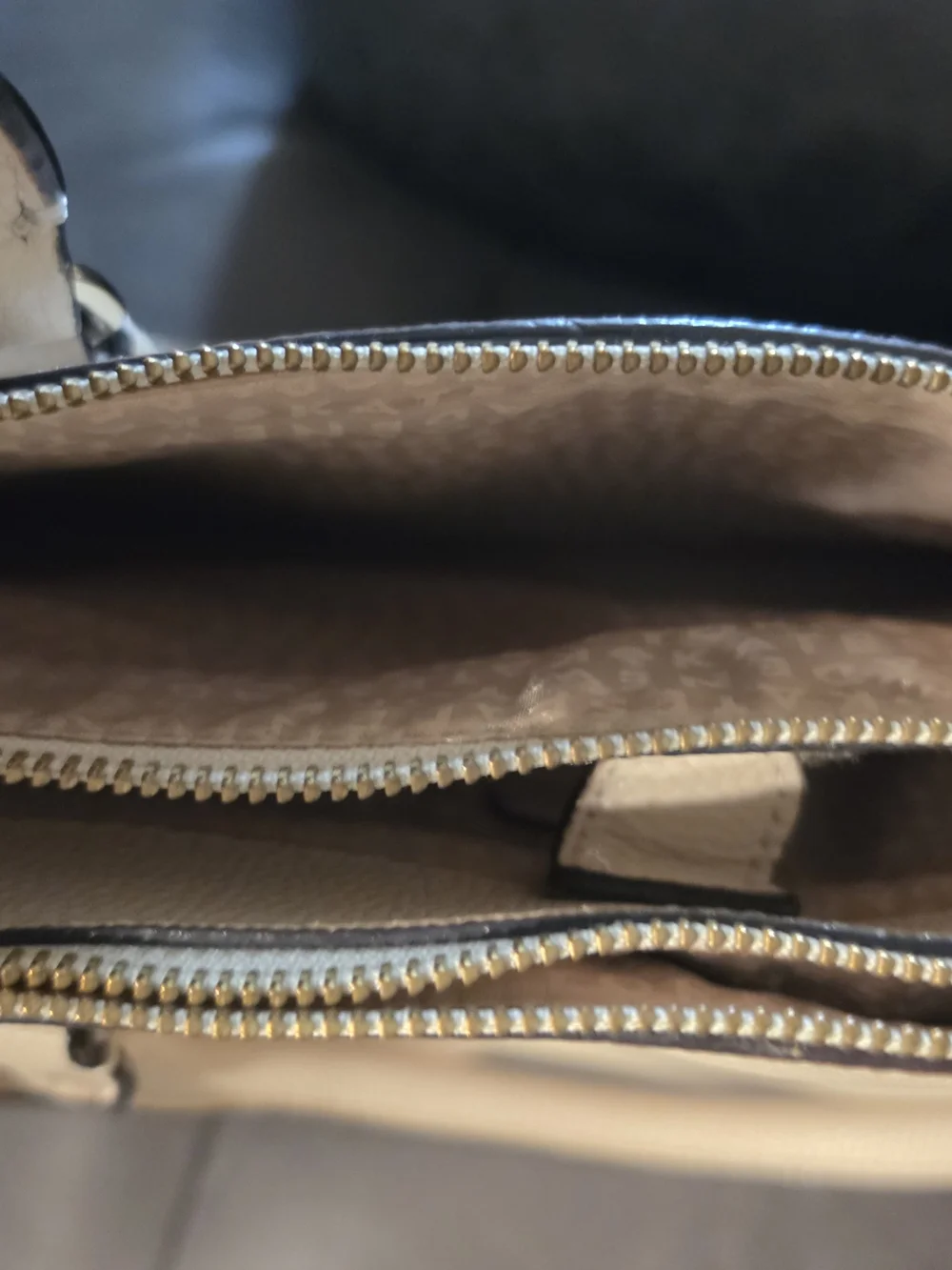 Kate Spade Pebbled Leather Satchel - Light Beige